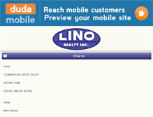 Tablet Screenshot of linorealtyreo.com